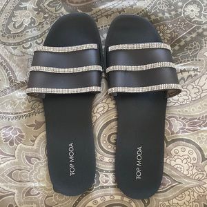 Fashion nova sandals , brand new never worn